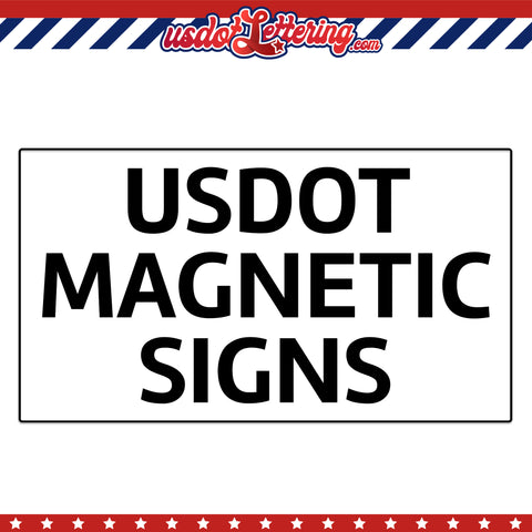 usdot magnetic signs