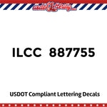 ilcc number decal