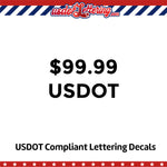 usdot number decal