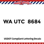 wa utc decal