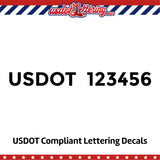 usdot number decal