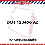 usdot decal arizona