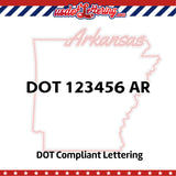 usdot decal arkansas