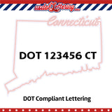 usdot decal Connecticut