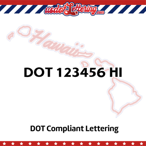 usdot decal hawaii