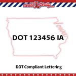 usdot decal iowa