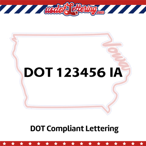 usdot decal iowa