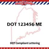 usdot decal maine