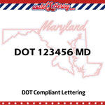 usdot decal maryland