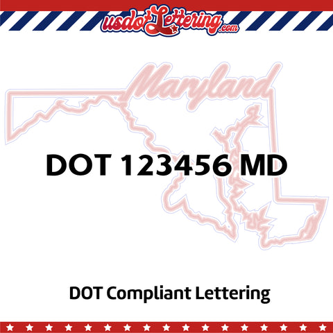 usdot decal maryland