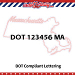 usdot decal Massachusetts