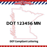 usdot decal Minnesota