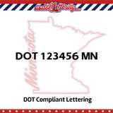 usdot decal Minnesota