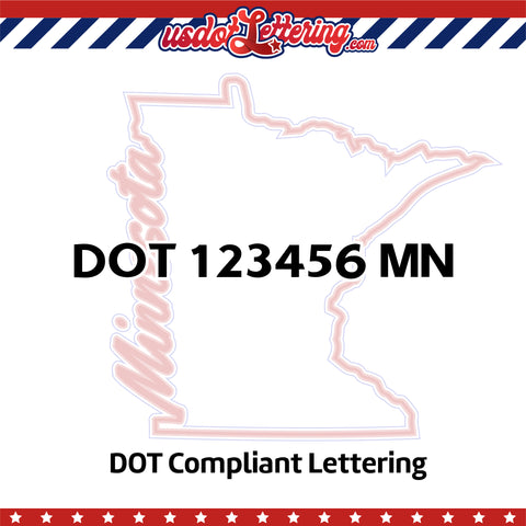 usdot decal Minnesota