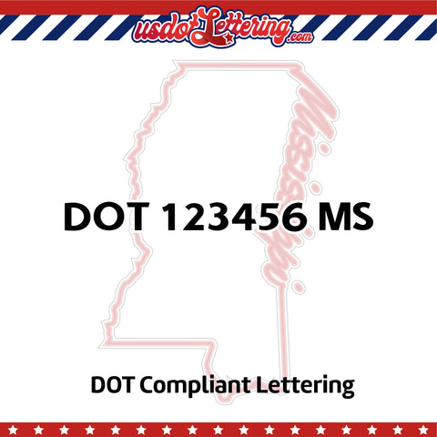 usdot decal mississippi