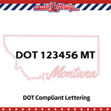 usdot decal montana