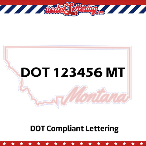 usdot decal montana