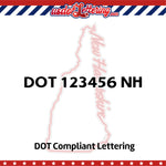 usdot decal New Hampshire