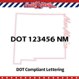 usdot decal new mexico