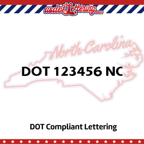 usdot decal north carolina