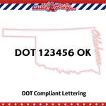 usdot decal oklahoma