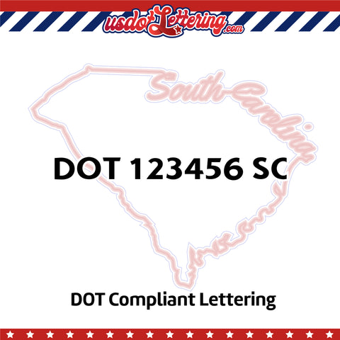 usdot decal south carolina