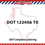 usdot decal texas