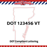 usdot decal vermont