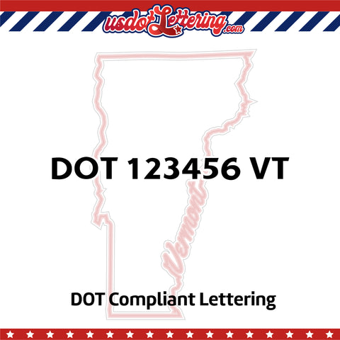 usdot decal vermont