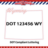 usdot decal wyoming