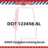 alabama usdot decal