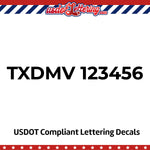 txdmv number decal