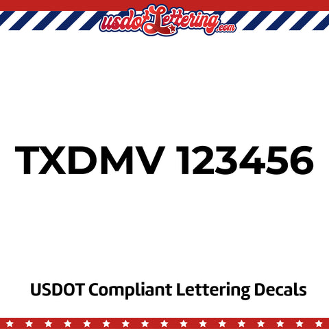 txdmv number decal