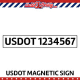 usdot magnetic sign