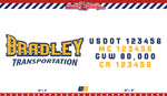 transport company usdot mc decal